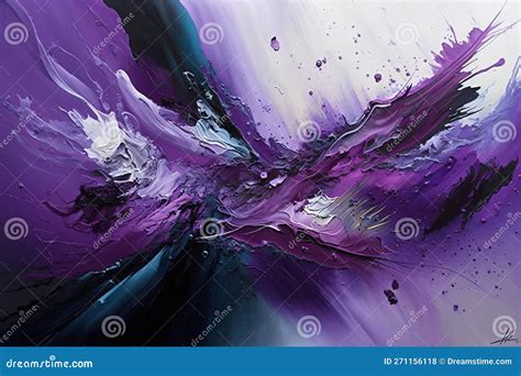 Blue Purple And Yellow Paint Liquid Abstract Background Ai Generative