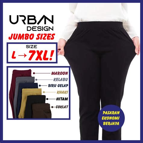 Seluar Slek Wanita Jumbo Size 914 1 Slim Fit Slack Pants Women Urban Design Seluar Kerja Wanita