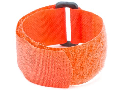 12 Inch Orange Cinch Strap 2 Pack Secure Cable Ties
