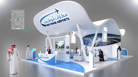Abu Dhabi Airport Exhibition Stand Design On Behance