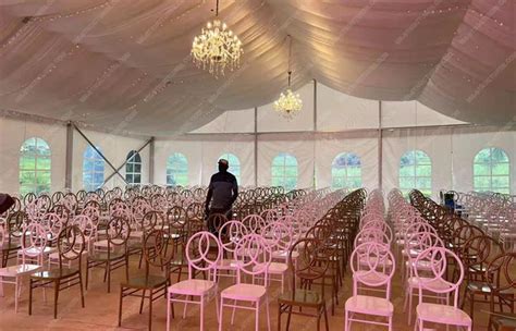 Round 40x80 Large White Wedding Tent 500 Guests Meister Tent