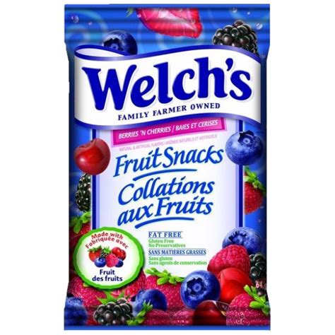 Welchs Berries N Cherries Snacks 175 G Break A Way Snacks
