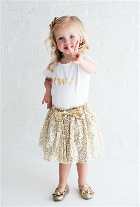 Stunning Sequin Gold Sparkles Skirt Sparkle Skirt Toddler Girl