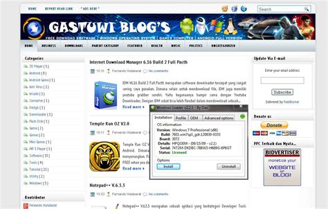 Windows loader 2.2.2 activate windows vista, windows 7 pro, ultimate, home and windows server 2008, 2012. Windows Loader V.2.2.1 by DAZ - Gawsoti Blog's