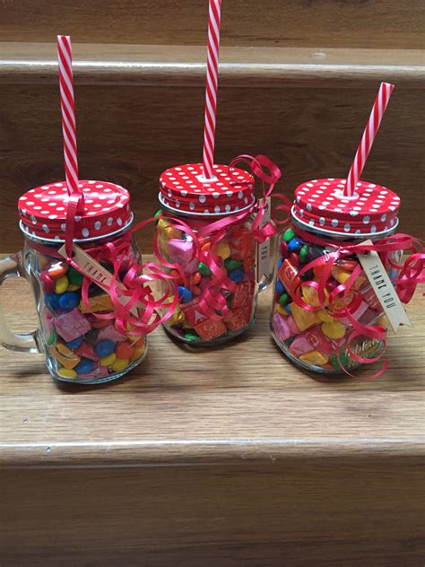 Mason Jar With Candy Party Favor