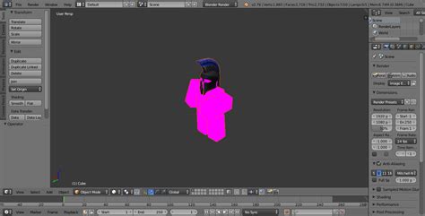 How To Render Your Roblox Character In Blender 2019