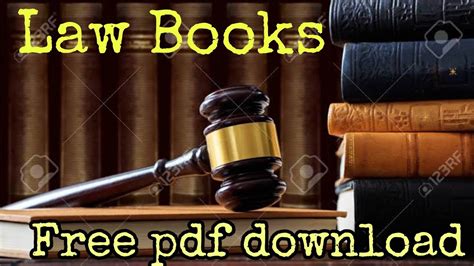 175 Law Books Free Pdf Download Youtube