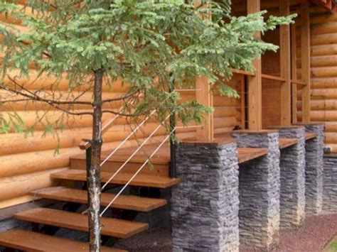 Amazing 25 Unique Outdoor Wooden Stairs Ideas That Will Enhance Your