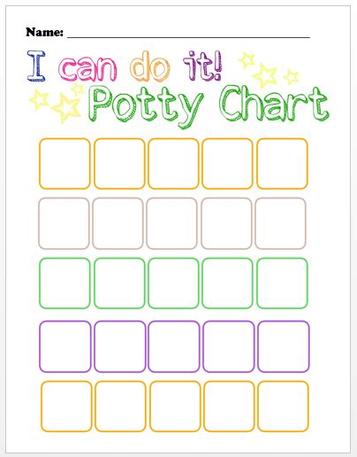 11 Totally Free Printable Potty Charts For Instant 40 Off