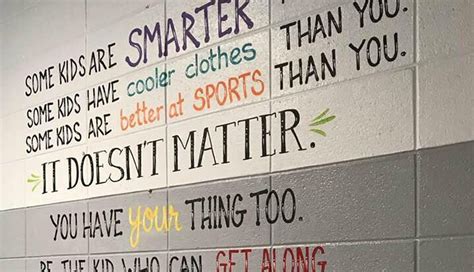 Beulah Elementary Beautifies Building With Motivational Quotes