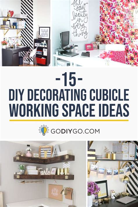 15 Diy Decorating Cubicle Working Space Ideas Godiygocom Work