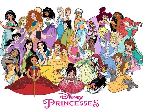 All The Disney Princesses 1 By Kittykrissy14 On Deviantart