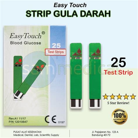 Jual Easy Touch Strip Gula Darah Glucose Strip Strip Di Lapak Sam Medical Official Bukalapak