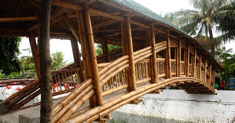 Bamboo Bridge In Indonesia Demonstrates Sustainable Alternatives For