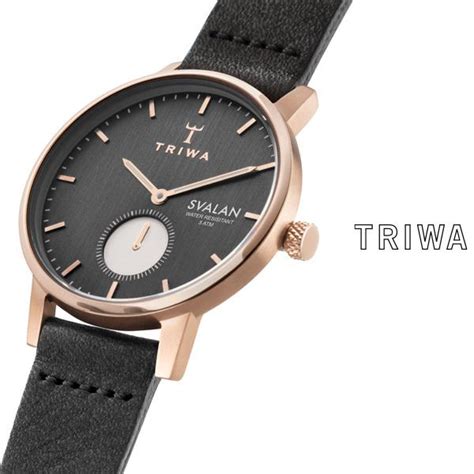 triwa トリワ noir svalan ノアールスバーラン ブラック svst101 ss110114 34mm ミニダイヤル 腕時計 クオーツ 正規品 お取り寄せ
