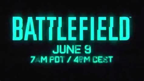 Next Battlefield Reveal Set For June 9 Gematsu