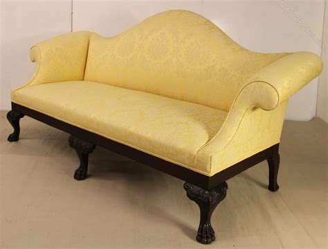 Chippendale Style Camel Back Settee Antiques Atlas