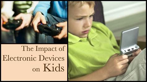 Positive and Negative Impacts of Electronic Devices on Children | Electronic devices, Positive 