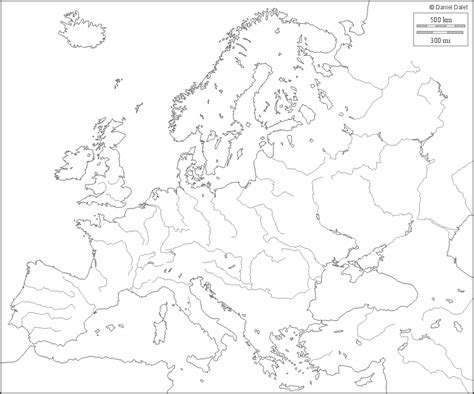 Cartina Europa Muta Bianca Vrogue Co