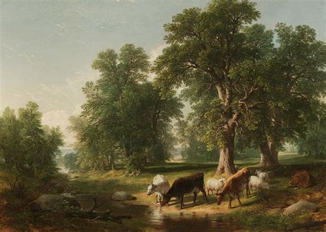 A Summer Afternoon Art Print By Asher Brown Durand Hudson River