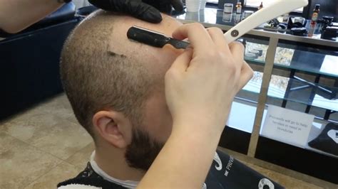 How To Shave Head And Beard With A Straight Razor Youtube