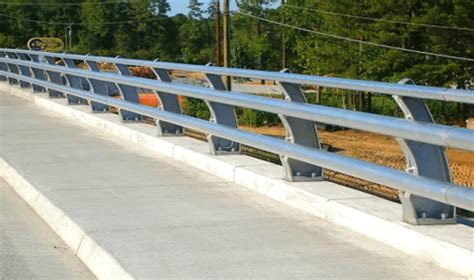 Position Of Steel Parapet Railing On The Bridge Structure Download
