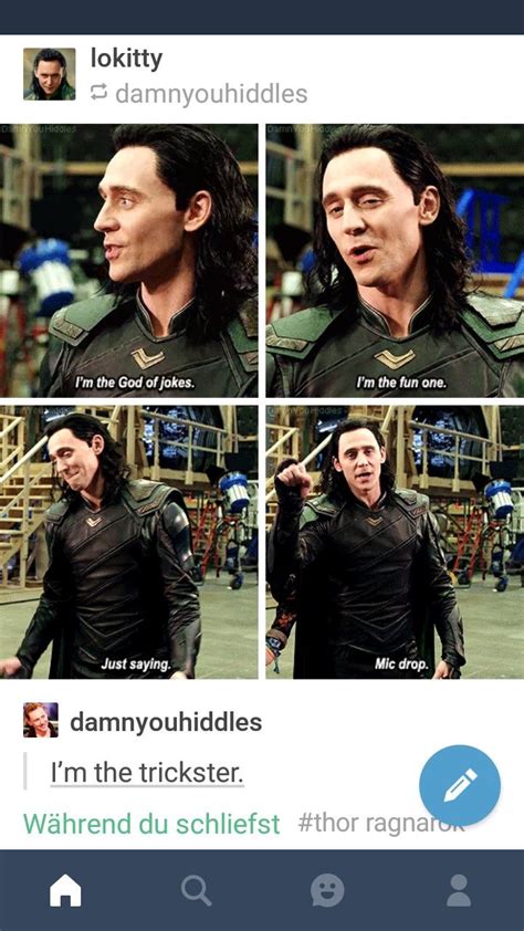 Loki Is The Fun One Loki Marvel Loki Marvel Funny