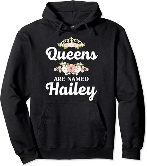 Queens Are Named Hailey T Personalized Funny Christmas