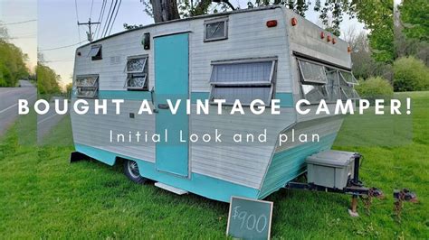 I Bought A Vintage Camper 1969 Shasta Camper Restoration Initial