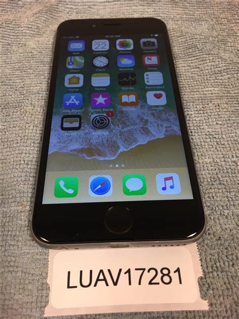Apple Iphone 6 Unlocked Gray 16gb A1549 Luav17281 Swappa
