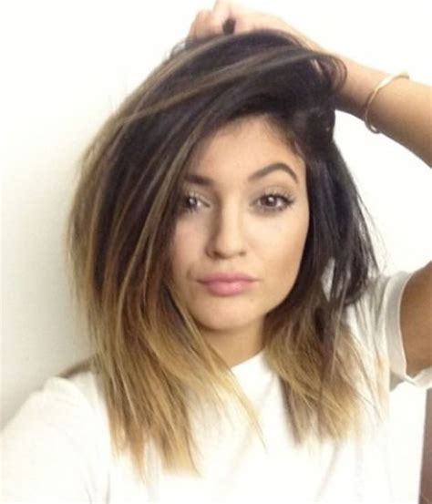 Kylie Jenner Goes For New Blonde Dip Dye Hair Photo Jenner Hair