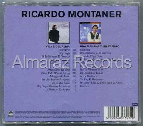 Ricardo Montaner Una Mañana Y Un Camino And Viene Del Alma 2cd