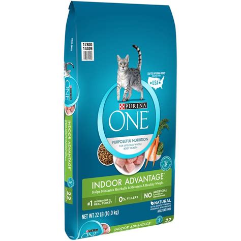 The food can help your cat lose weight within 10 weeks of being introduced to this food. Purina ONE Hairball, Weight Control, Indoor, Natural Dry ...