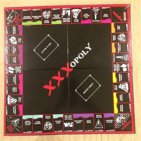 Xxxopoly Adult Monopoly Board Games Toys Free Shipping New 1879115407