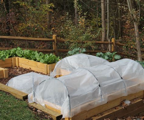 Simple Hoop Houses For Raised Beds 5 Steps With Pictures Instructables