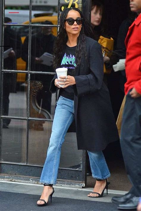 If you're looking for a fresh place to source style inspiration, our assortment of fashion muses is the place to start your hunt. City Chic: Zoe Kravitz's Black Trench Coat and Flare Jeans ...