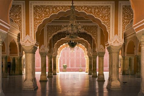 Intérieur Royal Dans Le Palais De Jaipur Inde Photo Stock Image Du Fort Extérieur 29236030