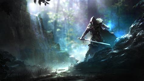 Elex Video Games Nature Fantasy Art Sword Landscape Digital Art