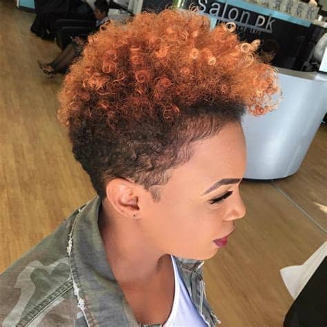 Embrace your natural african american hair with one of these amazing short natural hairstyles and haircuts that are perfect for black women with short hair. Loving this golden top tapered fro by @pekelariley - Black ...