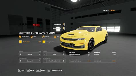 Chevy Camaro Police V10 Fs19 Farming Simulator 19 Mod Fs19 Mod