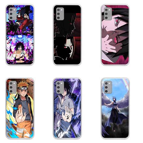 Samsung Galaxy A03s A02 M02 A02s M02s Case Anime Naruto Sasuke Soft Tpu