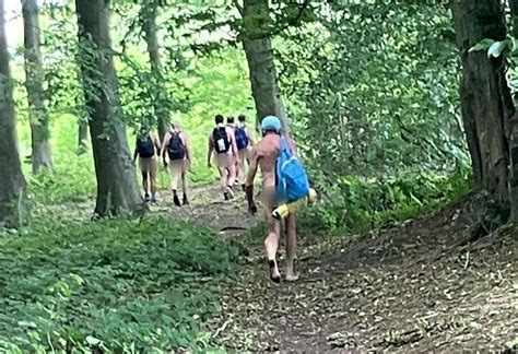 gran s shock at seeing naked men strolling through denge and pennypot wood near canterbury