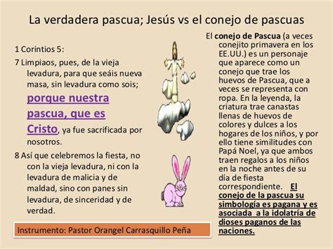 La Verdadera Pascua Jesus Vs El Conejo De Pascuas
