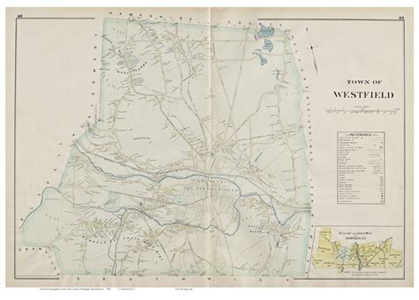 Maps Of Westfield Massachusetts For Its Th Anniversary Old Maps Blog