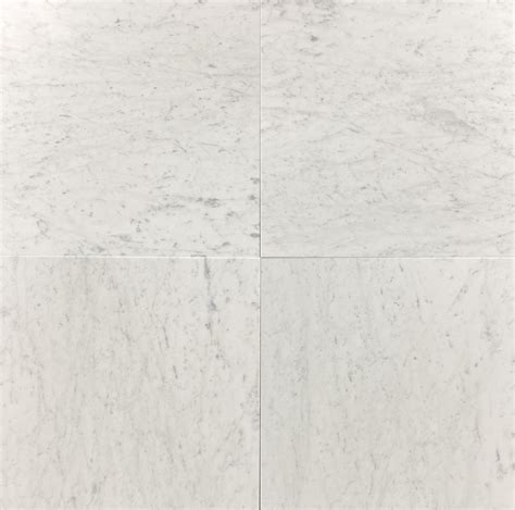 Bianco Carrara Marble 12 X 12 Polished From Garden State Tile