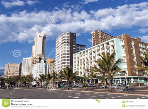 Golden Mile Beachfront In Durban South Africa Editorial Image Image