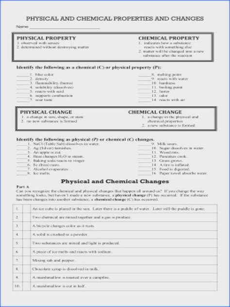 Students combine a variety of reactants in a realistic laboratory setting in the gizmo. Chemical Changes Gizmo Part A Answer Key Pdf | Mychaume.com