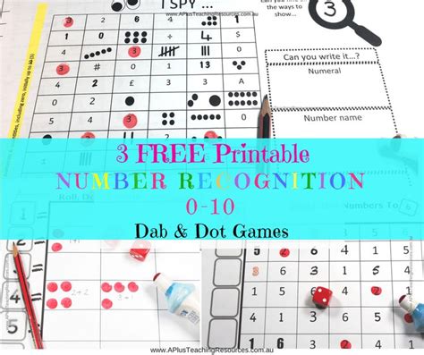 3 Free Number Recognition Printables Teaching Numbers Number
