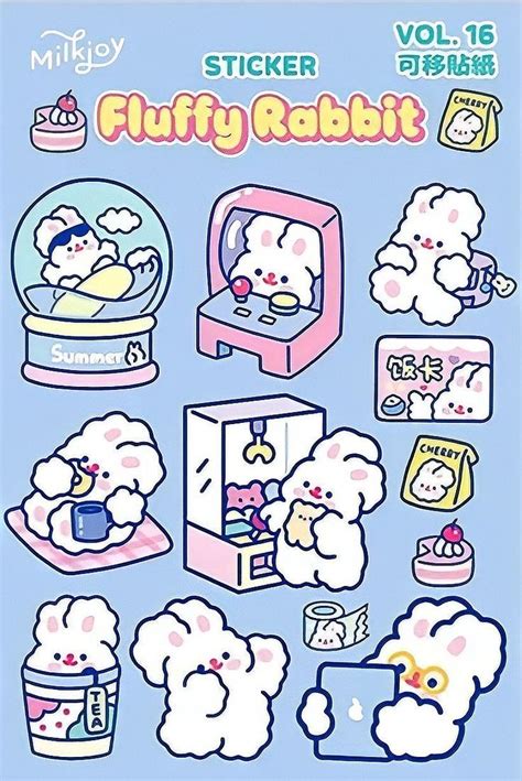 Milkjoy Printable Korean Sticker Di 2021 Kartu Lucu Kartun
