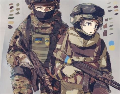 Meet The Woman Drawing All The Cute Anime Ukrainian Soldiers Uapost
